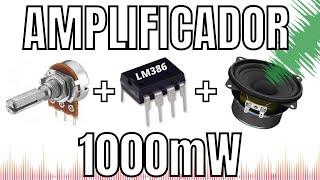 El Amplificador MÁS FÁCIL de Hacer LM386 Audio Amp  Montaje Paso a Paso  UTSOURCE [upl. by Ahsatan909]