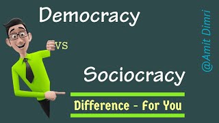 Difference between Democracy and Sociocracy finance soldu ignou polscience [upl. by Haeluj]