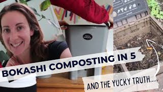 Bokashi Composting in less than 5 MINUTES [upl. by Alemrac]