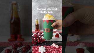 Starbucks Caramel Brûlée Latte  AT HOME RECIPE [upl. by Corrine]