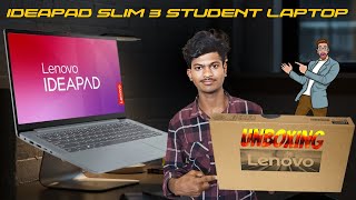 Lenovo IdeaPad Slim 3 Student Laptop Unboxing 💻 i512th Gen16GB amp 512GB  Budget Powerful Laptop [upl. by Folberth]