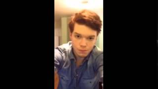 15 Cameron Monaghan  Periscope livestream April 9 2015 wEnglish Captions [upl. by Arekahs]