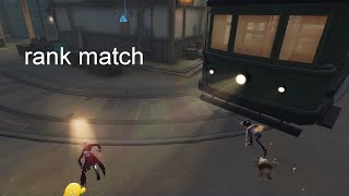 the tram is the real hunter  Identity V Geisha Rank Match [upl. by Hteboj985]