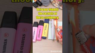 Tell your friends the secrets of these stationery shorts [upl. by Neerahs443]