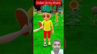 Indian Army bharti comedy funny cartoon 😃🤣😃🤣 [upl. by Chiaki]