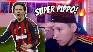 REACTION Filippo Inzaghi Super Pippo Best Goals🔥 [upl. by Dunton]