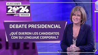 ¿Qué dijeron los candidatos en el debate con su lenguaje corporal [upl. by Haily]