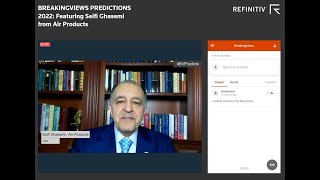 Seifi Ghasemi in Conversation with Reuters BreakingViews on Hydrogens Role in the Energy Transition [upl. by Dinah]