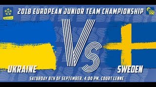 Ukraine vs Sweden  Day 2  2018 European Jnr Team C’ships [upl. by Wearing]