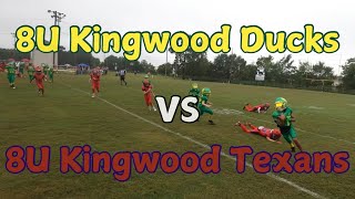 8U Kingwood Ducks vs 8U Kingwood Texans Football Game 1 KFL 2024 [upl. by Old800]