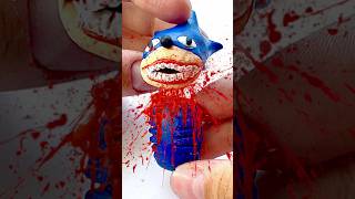 EWW🤢 Whats happened to Sonic plasticine clay art diy meme sonic clayart shinsonic roblox [upl. by Erdne]