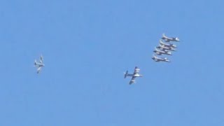 Frecce Tricolori Arrival In Sacramento California Capitol Airshow July 9 2024 [upl. by Lemieux]