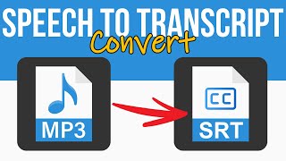 How to Easily Convert MP3 Files to SRT Format  100 Free  No Sign Up [upl. by Ahsinaj]