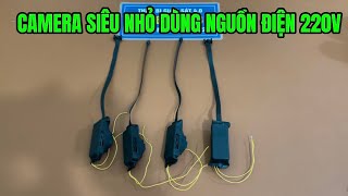 Camera siêu nhỏ không dây s680 plus quay đêm  camera ngụy trang cúc áo s680 sử dụng nguồn 220v [upl. by Daegal917]