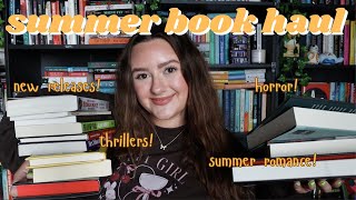 summer book haul 2024  new release thrillers horror amp romance books  a kindle haul [upl. by Galatia]