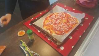 MASA DE PIZZA CON AGUA CON GAS EN 1 MINUTO CON MAMBO [upl. by Laurentium431]