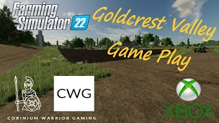 Farming Simulator22 Goldcrest Valley Xbox Series X Console Game Play [upl. by Aylad976]