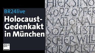 BR24live Gedenkakt für Opfer des Nationalsozialismus  BR24live [upl. by Llenrrad]