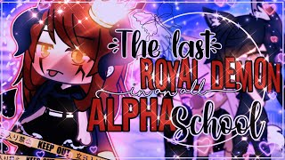 🐺An ALPHA in an all HUMAN school💔 GLMM original storyline Gachalife minimovie GACHA [upl. by Prober]