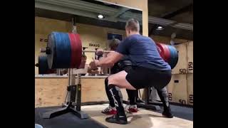 Eddie Berglund 73 260 kg squat triple [upl. by Ulphia542]