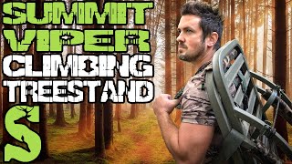 Summit Viper SD Climbing Treestand Review and Demo Checking out this Climber Tree Stand Features [upl. by Ellehcil]