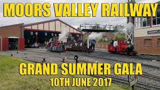 Moors Valley Railway  Summer Gala 2017  4K [upl. by Cole]