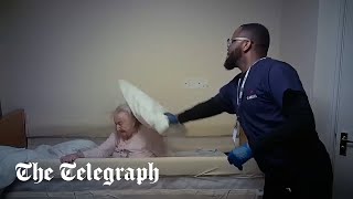 Care workers caught by hidden camera abusing elderly woman with dementia [upl. by Maxim]