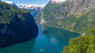 Eidsdal Geiranger Fjærland 27 juni 2020 [upl. by Ahsiena]