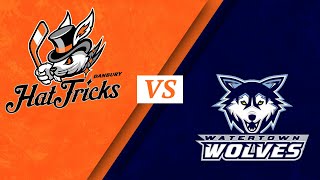 Danbury Hat Tricks vs Watertown Wolves  12923 [upl. by Eduj]