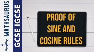 Proof of sine and cosine rules [upl. by Massey920]