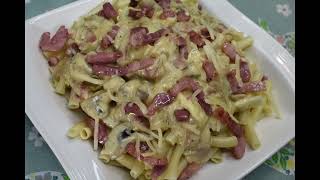 pate carbonara recette italienne super délicieux [upl. by Anelrahs]