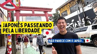 Japonês conhecendo o bairro da Liberdade [upl. by Grossman724]