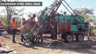 EVERDIGM Exploration drill rigscore drill rigs ECR12amp18 [upl. by Merle]