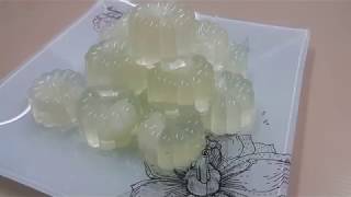 Longan Konnyaku Jelly ● Homemade Recipe Simple amp Easy [upl. by Anya]