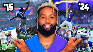 Scoring a CRAZY Touchdown with Odell in Every Madden [upl. by Platto]