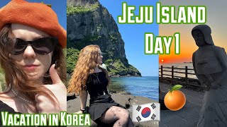 Jeju Island 제주도 Day 1 Vacationing in Korea Vlog 47 [upl. by Amoritta153]