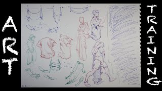 28 TRAINING Drawing hands and drapery  and a way of looking at things [upl. by Maya288]