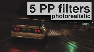 5 PP filters for Assetto Corsa  How to have the best photorealistic graphics  Comparaison [upl. by Cung476]