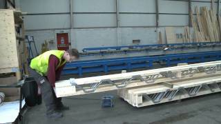 Pasquill  Manufacturing Process  Engineered Timber Floor Joists 3 [upl. by Watkin]