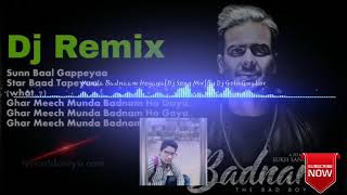 Dj remix Badnam song mankrit aulakh dj golu jhansi [upl. by Galven513]