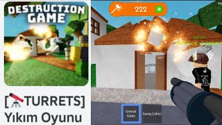 Yıkım Oyunu Obby Roblox [upl. by Agretha857]