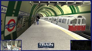 Off down the Aldwych Branch  Train Simulator w London Underground 1973 stock [upl. by Amjan]