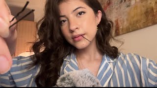 ASMR haciendo lo que yo quiera con tu cara  susurros spit painting hair play 💕 [upl. by Sonitnatsnok]