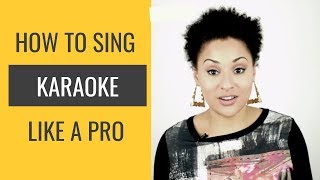 Singing Karaoke Songs  Performance Tips [upl. by Neddy]