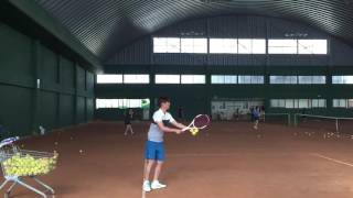 Tennis serve slow motion [upl. by Hau]