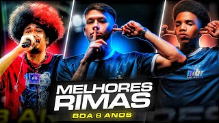 AS MELHORES RIMAS DA BDA 8 ANOS 🔥 [upl. by Herodias]