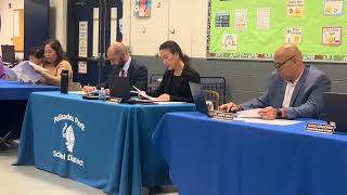 PALISADES PARK BOE MEETING 92524 Part 1 [upl. by Abebi358]