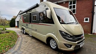 For Sale 2021 Burstner Elegance i910 AClass Motorhome 4 Berth 4 Seat Belts [upl. by Airamasor362]