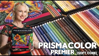 Reviewing The Prismacolor Premier Soft Core Color Pencils  The best blending wax pencil [upl. by Aitnic2]