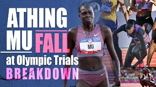 quotAnalyzing Athing Mus Fall Understanding the Olympic Trials Incidentquot [upl. by Hugh]